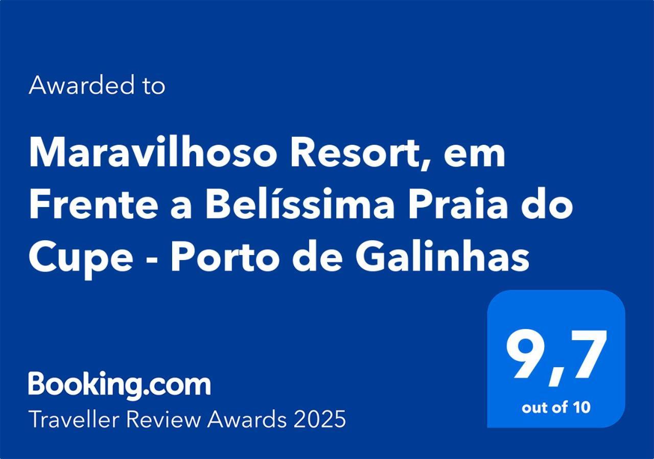 Maravilhoso Resort, Em Frente A Belissima Praia Do Cupe - Porto De Galinhas Bagian luar foto