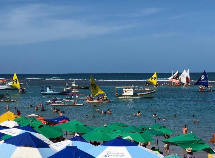 Maravilhoso Resort, Em Frente A Belissima Praia Do Cupe - Porto De Galinhas Bagian luar foto